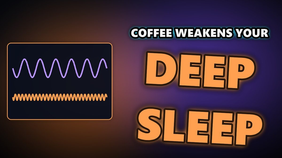Coffee can alter deep sleep, even if you fall asleep fine — video thumbnail